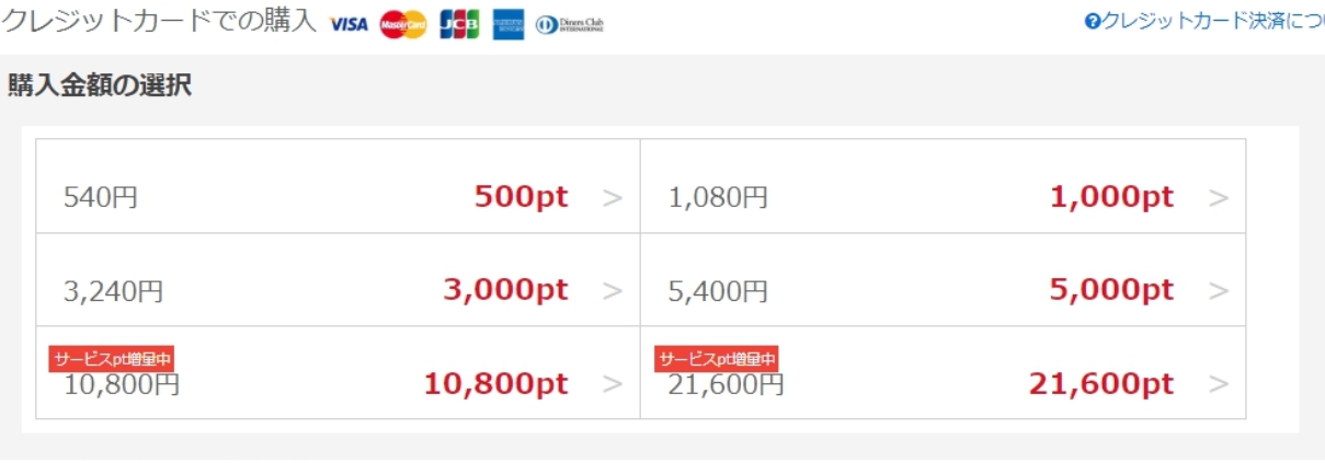 ジュエルライブ決済方法10種類